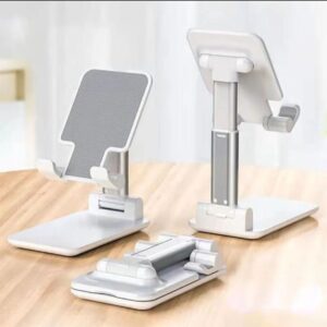 Foldable Mobile Stand – Adjustable Portable Phone Holder for Desk, Bedside & Travel | Compact Sturdy Stand for Hands-Free Viewing, Video Calls & Streaming