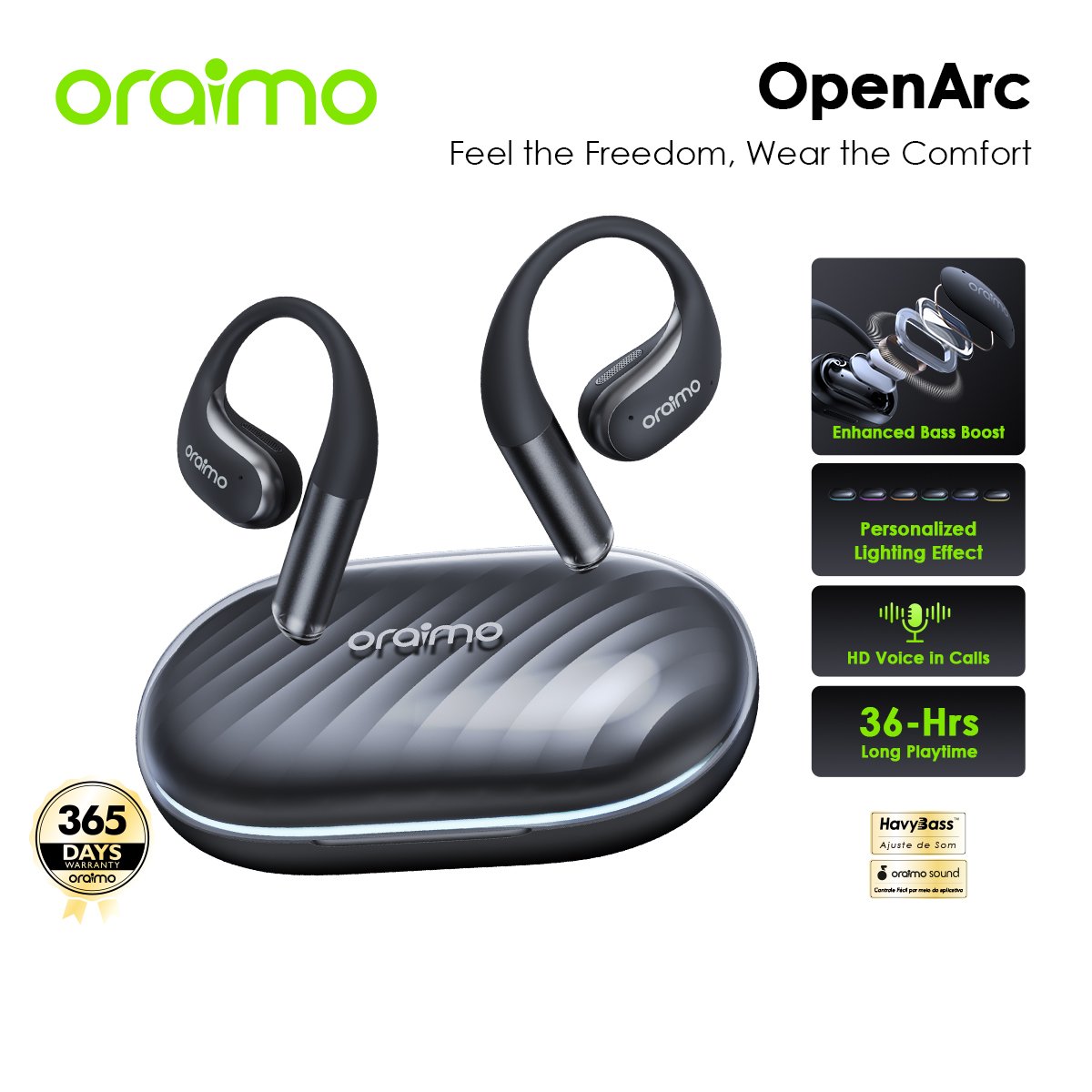 Oraimo earbuds OpenArc
